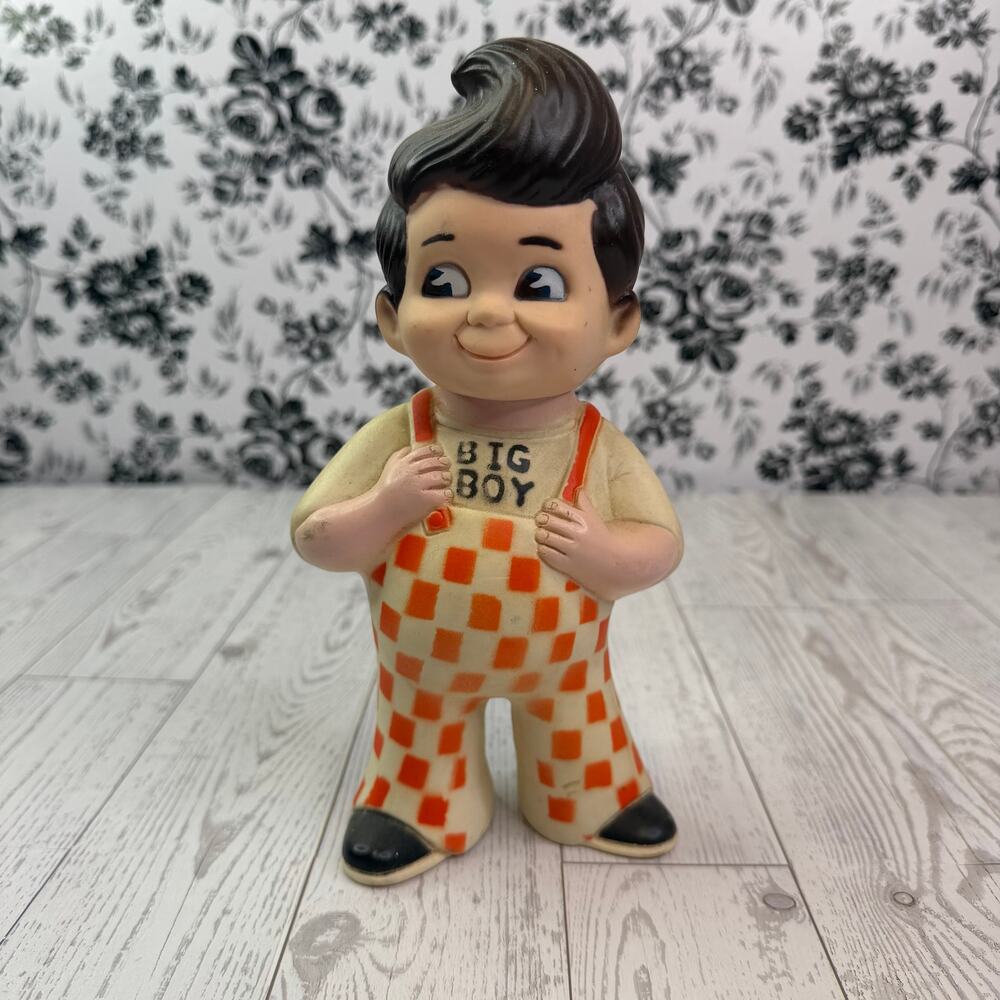 Vintage 1973 Big Boy Original 9 Inch Plastic Coin Bank.Marriott Corp.